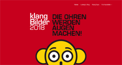Desktop Screenshot of klangbilder.eu