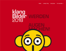 Tablet Screenshot of klangbilder.eu